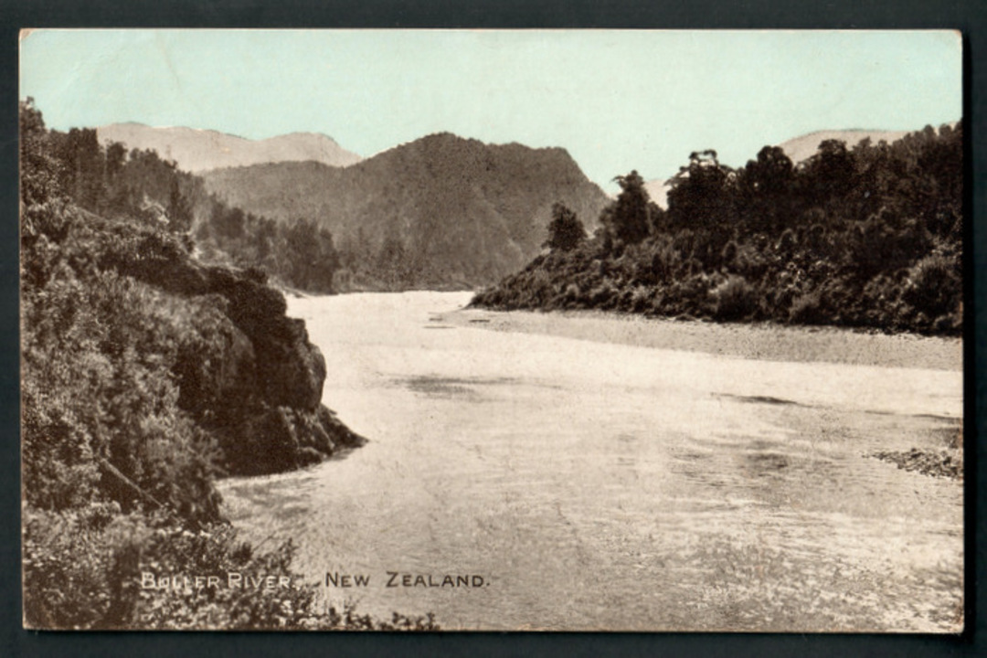 Tinted Postcard of Buller River. - 48752 - Postcard image 0