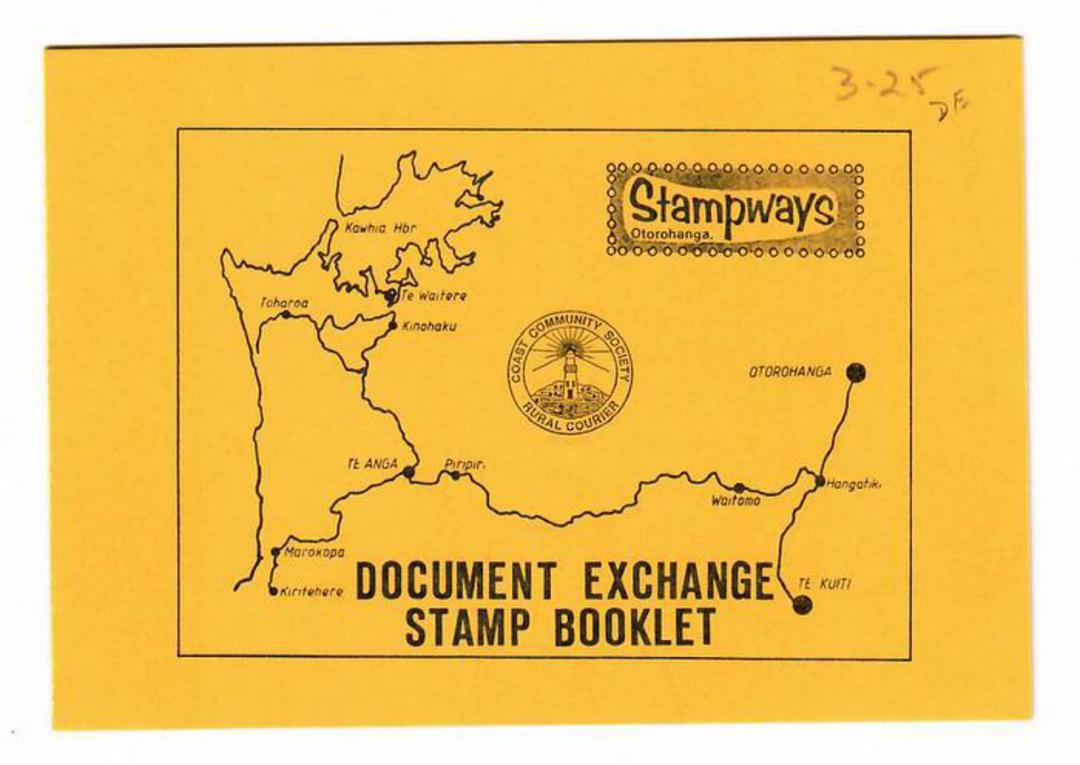 NEW ZEALAND Alternative Postal Operator Stampways 1988 Document Exchange Booklet #1. - 20693 - Booklet image 0