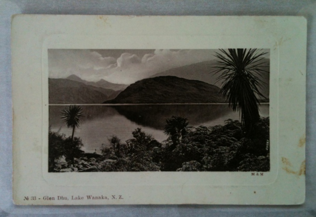 Real Photograph of Glen Dhu Lake Wanaka. - 49050 - Postcard image 0