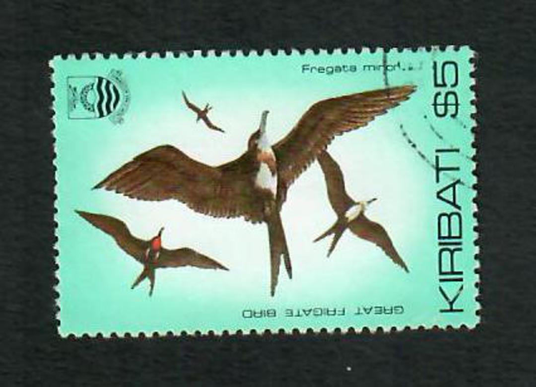 KIRIBATI 1982 Bird Definitive $5. The top value. Very fine cds. - 90018 - VFU image 0
