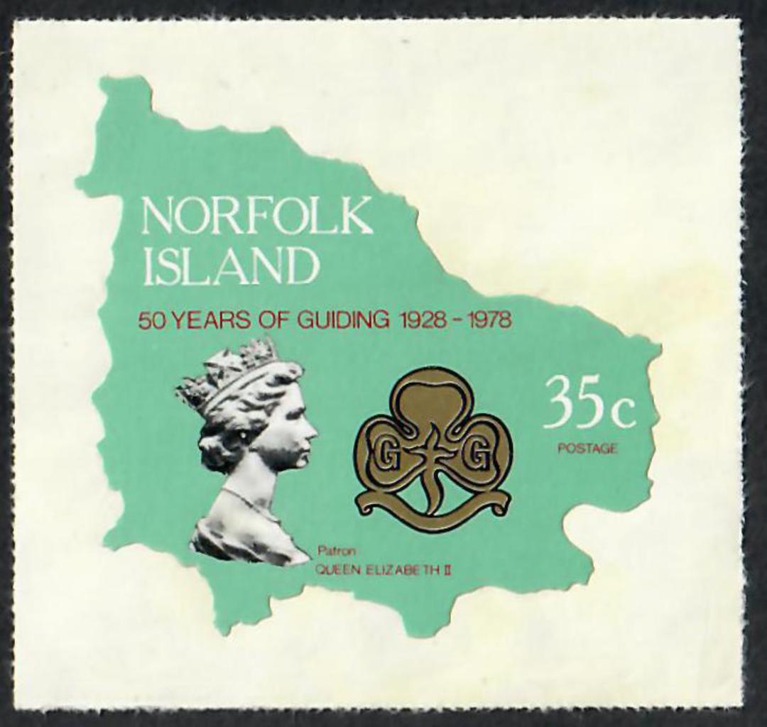 NORFOLK ISLAND 1978 50th Anniversary of the Girl Guides. Set of 4. - 24214 - UHM image 3