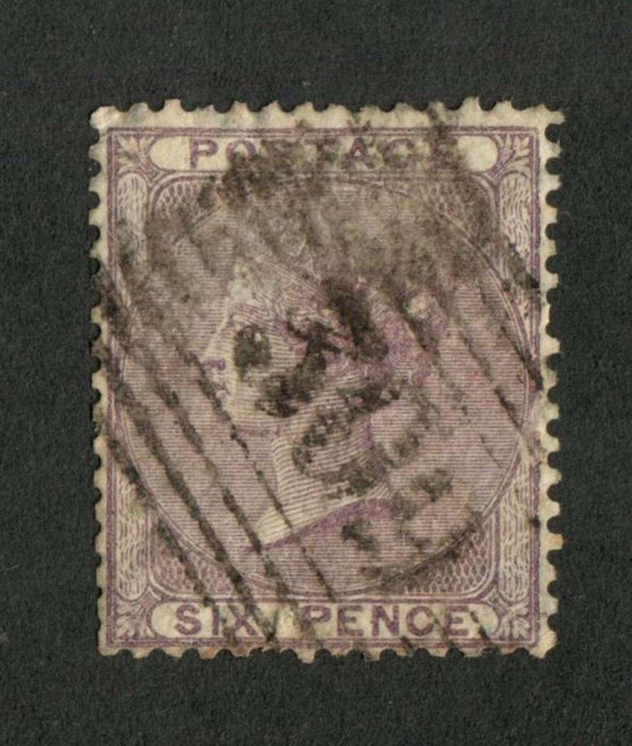 GREAT BRITAIN 1856 6d Deep Lilac. Centred slightly south. A few nibbled perfs. Good colour. Heavy central postmark 309 oblit. - image 0