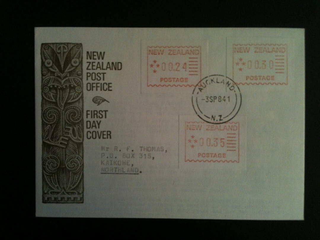 NEW ZEALAND 1984  Frama First Day Cover 3/9/84. Very clean cover. - 37908 - FDC image 0