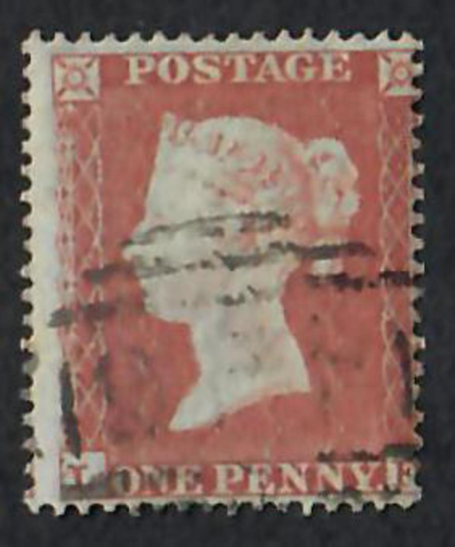 GREAT BRITAIN 1854 Victoria 1st 1d Red-Brown. Watermark Small Crown. Die 1. Letters IF. - 70064 - FU image 0
