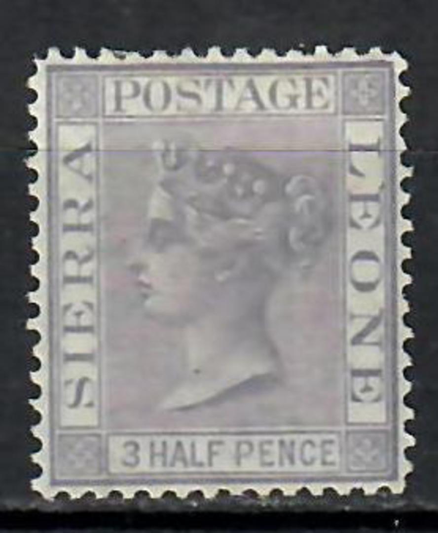 SIERRA LEONE 1876 Definitive 1½d Lilac. Wmk Crown CC. Very fine copy. No toning. Crisp and clean. - 70965 - Mint image 0