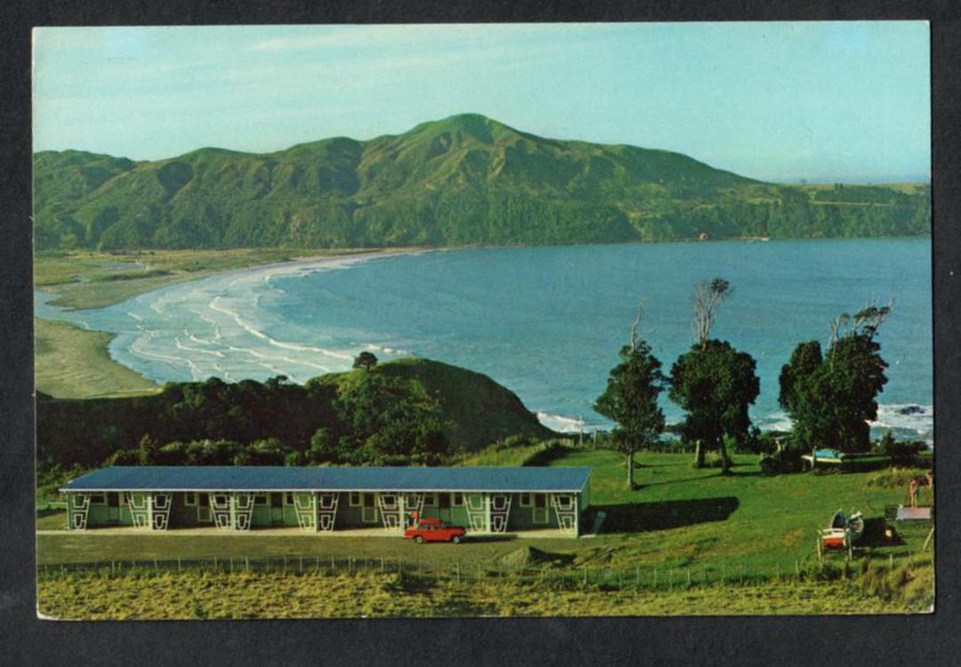 Modern Coloured Postcard by Gladys Goodall of Hicks Bay Makatoa Point. - 444306 - Postcard image 0