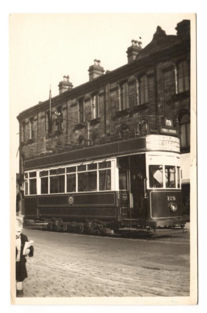 Real Photograph of Tram. - 42269 - Postcard image 0