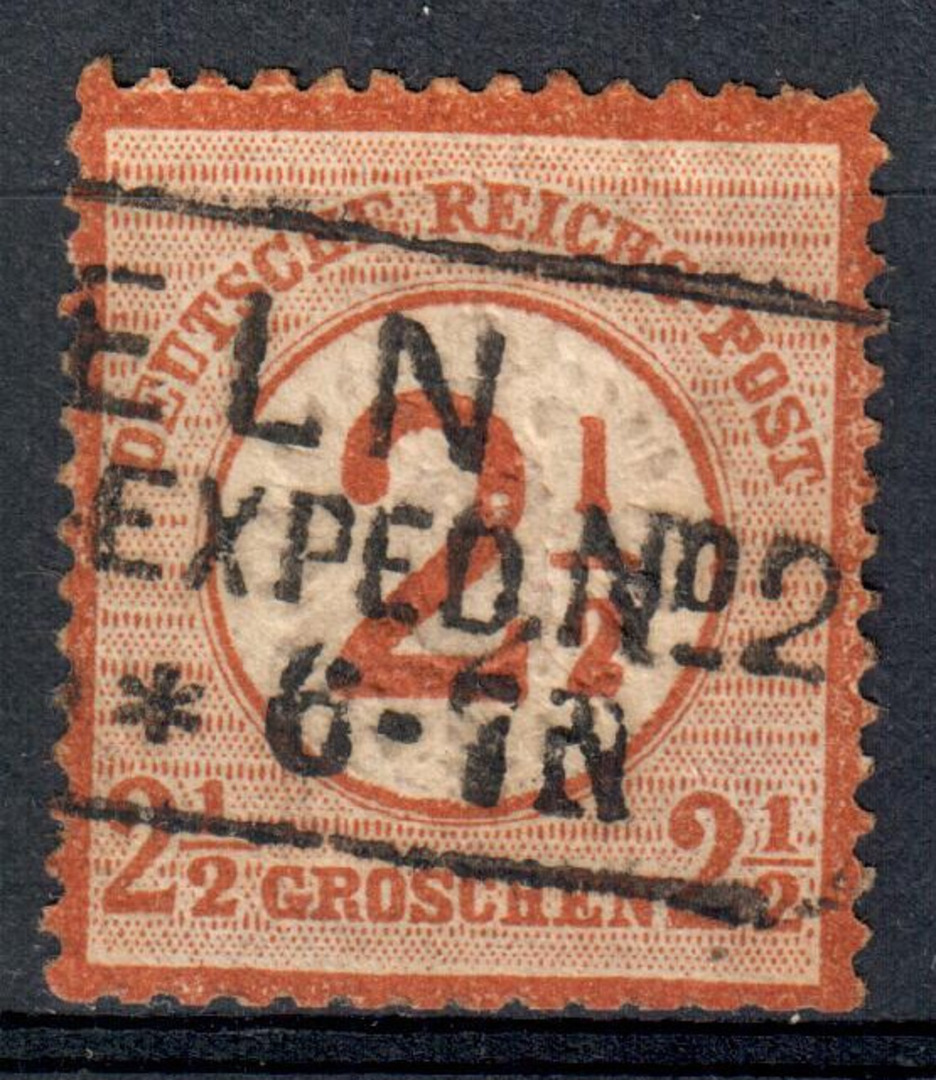 WEST GERMANY 1974 Definitive with large figures over the central eagle 2½gr Chestnut. - 76033 - Used image 0