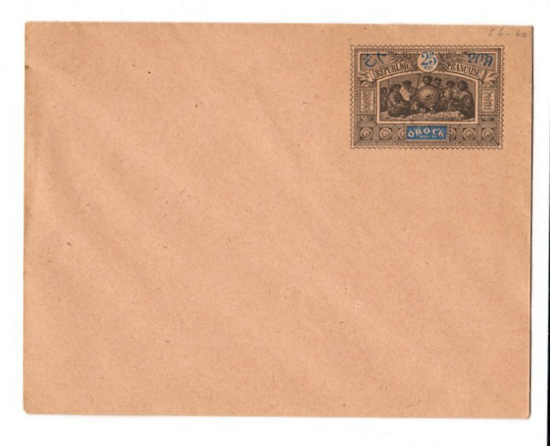 OBOCK 1895 Postal Stationery 25c Black and Green. Unused. - 38158 - PostalHist image 0