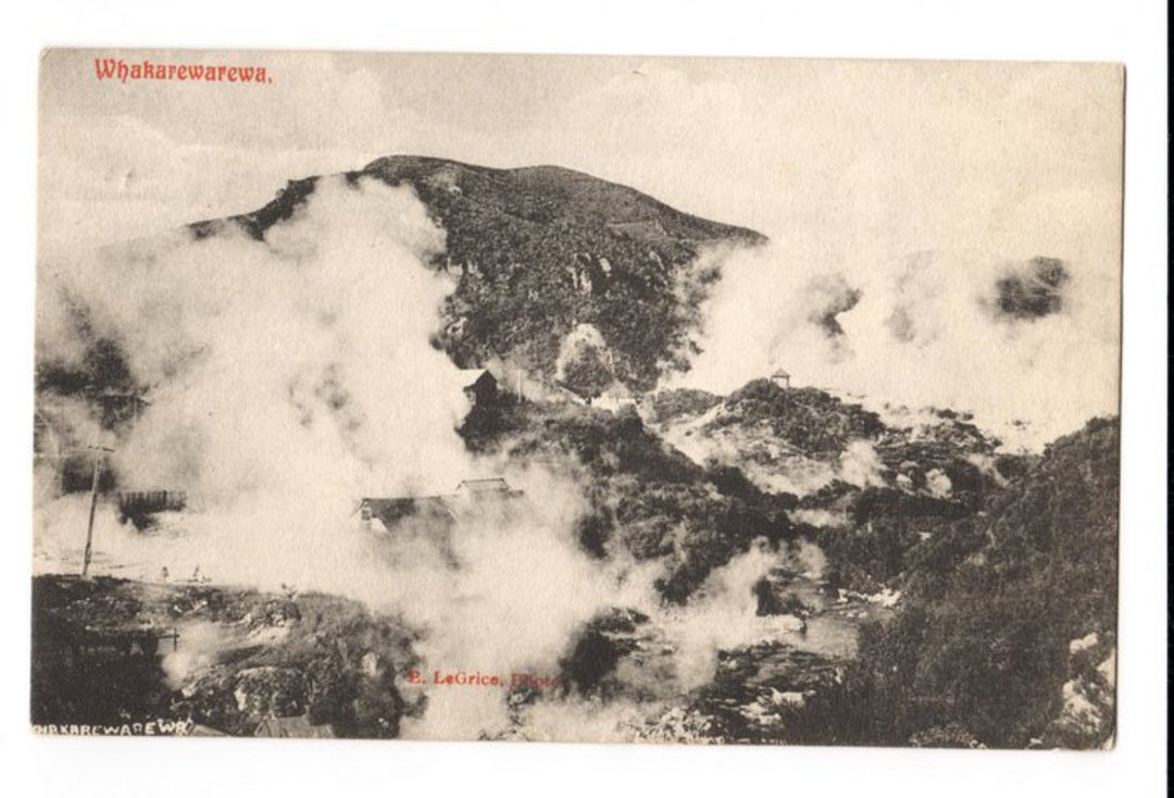 Postcard of Whakarewarewa. - 45910 - Postcard image 0