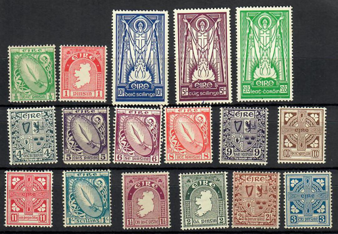 IRELAND 1940 Definitives 5/- Maroon and 10/- Blue in fine never hinged condition. The whole set is there but only three others a image 0