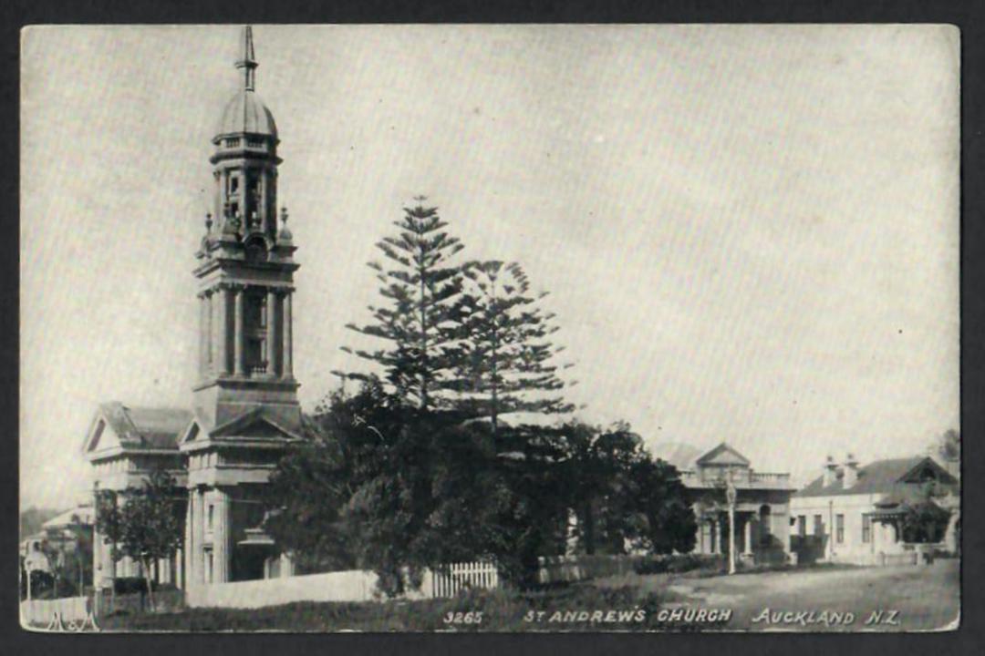 Postcard by Muir & Moodie of St Andrews Church Auckland. - 45276 - Postcard image 0