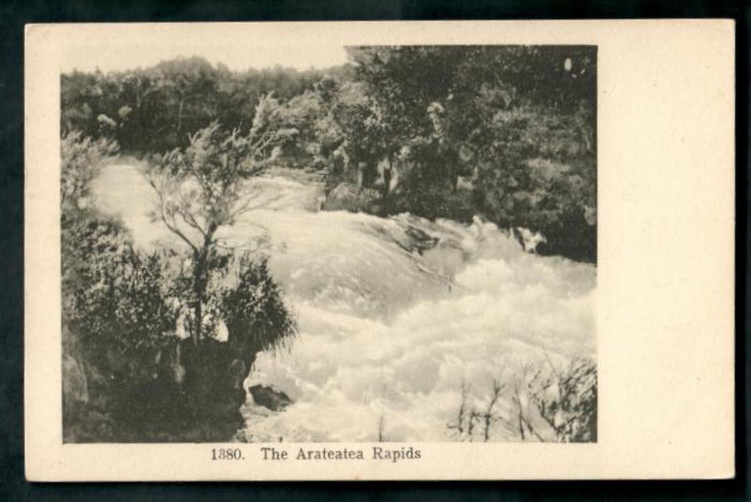 Early Undivided Postcard  by Muir and Moodie of Aratiatia Rapids Wairakei. - 46698 - Postcard image 0