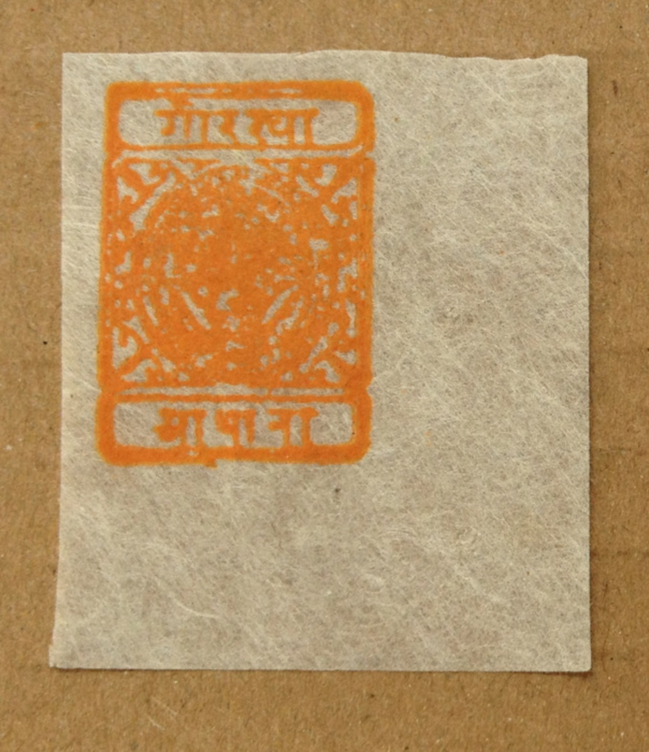 NEPAL 1917 Definitive ½a Red-Orange. - 37998 - UHM image 0