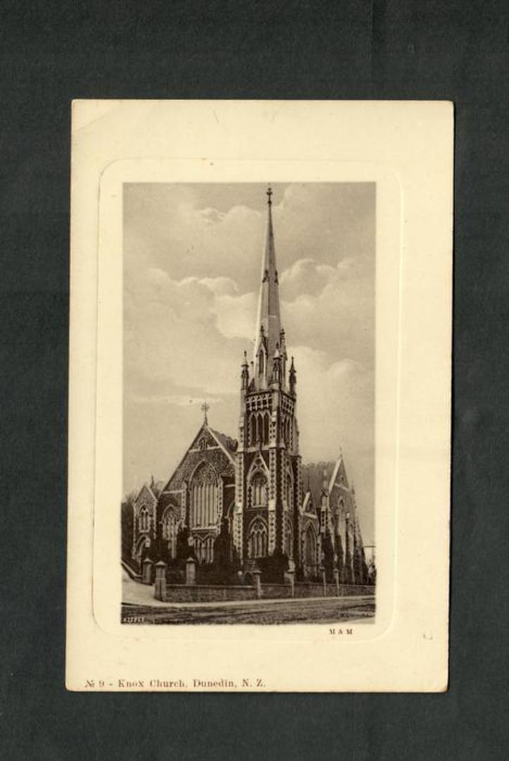 Postcard by Muir & Moodie of Knox Church Dunedin. - 49294 - Postcard image 0