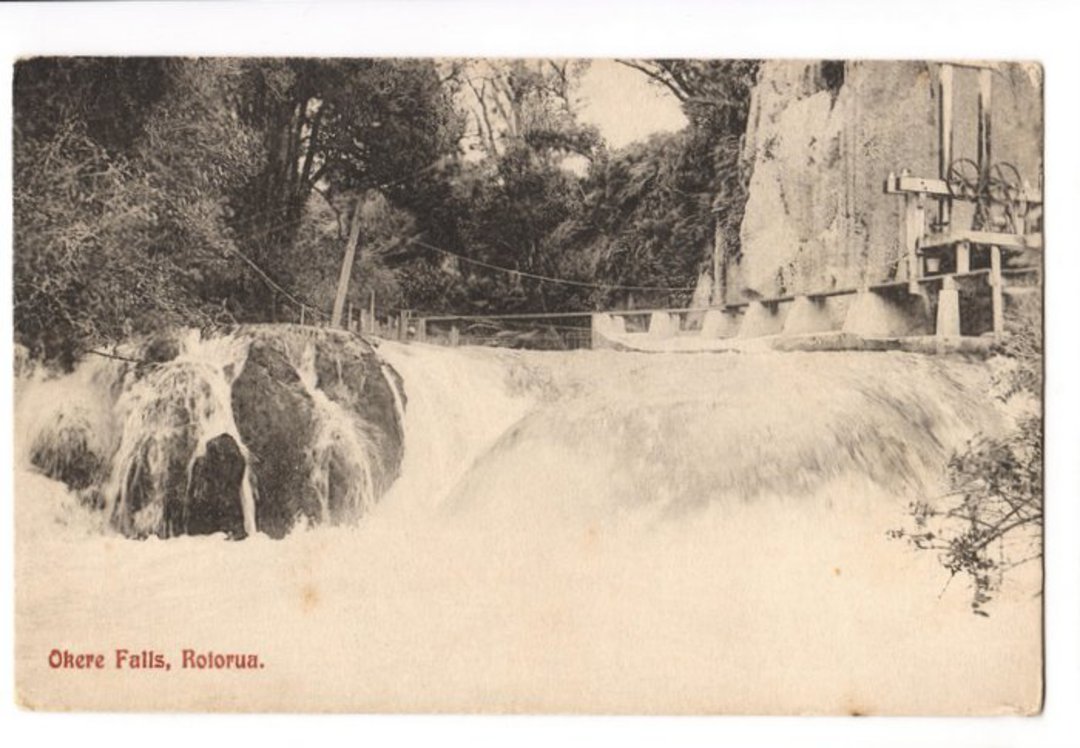 Postcard of Okere Falls Rotorua. - 46188 - Postcard image 0