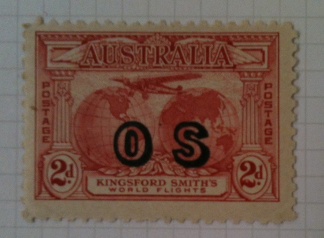 AUSTRALIA 1931 Air Official 2d Rose-Red. - 70824 - LHM image 0