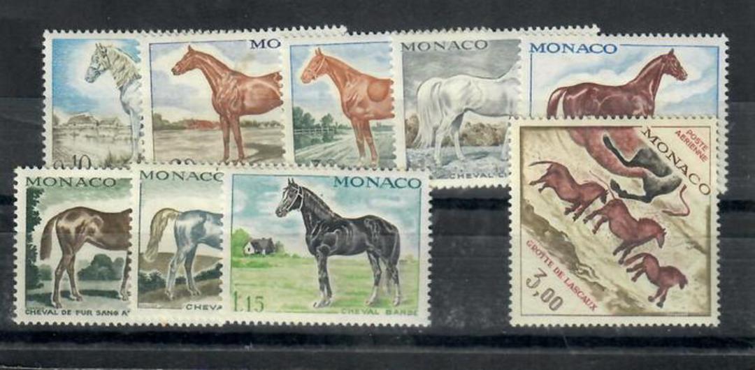 MONACO 1970 Horses. Set of 9. - 20094 image 0