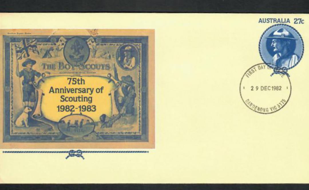 AUSTRALIA 1983 75th Anniversary of Scouts. Postal stationery. - 32238 - PostalStaty image 0
