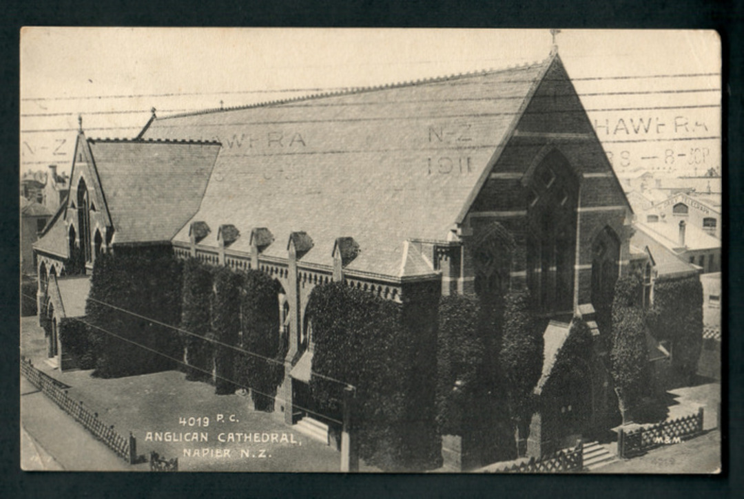 Postcard of Anglican Cathedral Napier. - 48081 - Postcard image 0