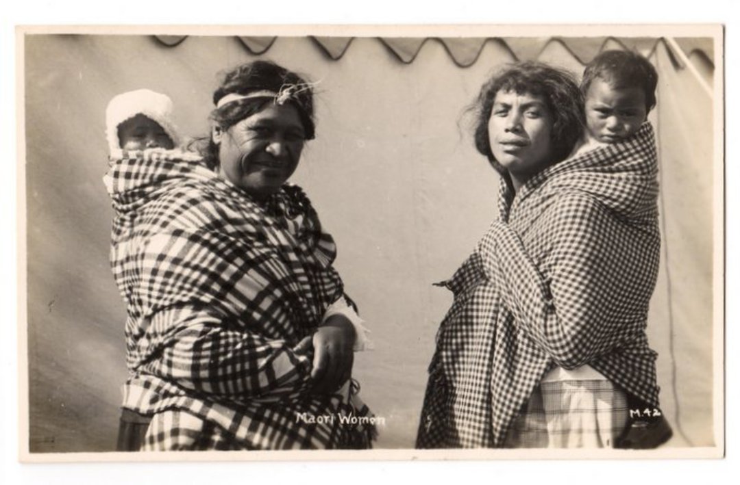 Real Photograph of Maori Women. - 69679 - Postcard image 0