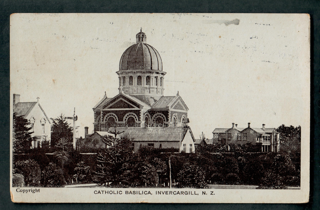 Postcard of Catholic Basilica Invercargill. - 49366 - Postcard image 0