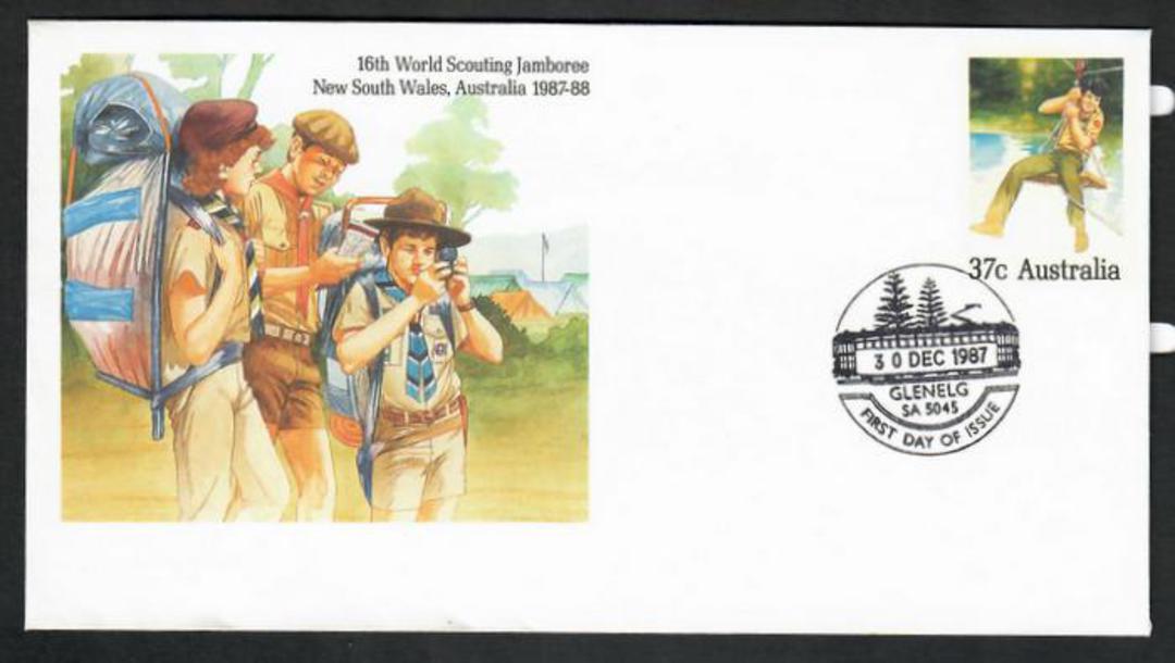 AUSTRALIA 1987 16th World Jamboree. Special Postmark on Special Cover. - 32282 - PostalHist image 0
