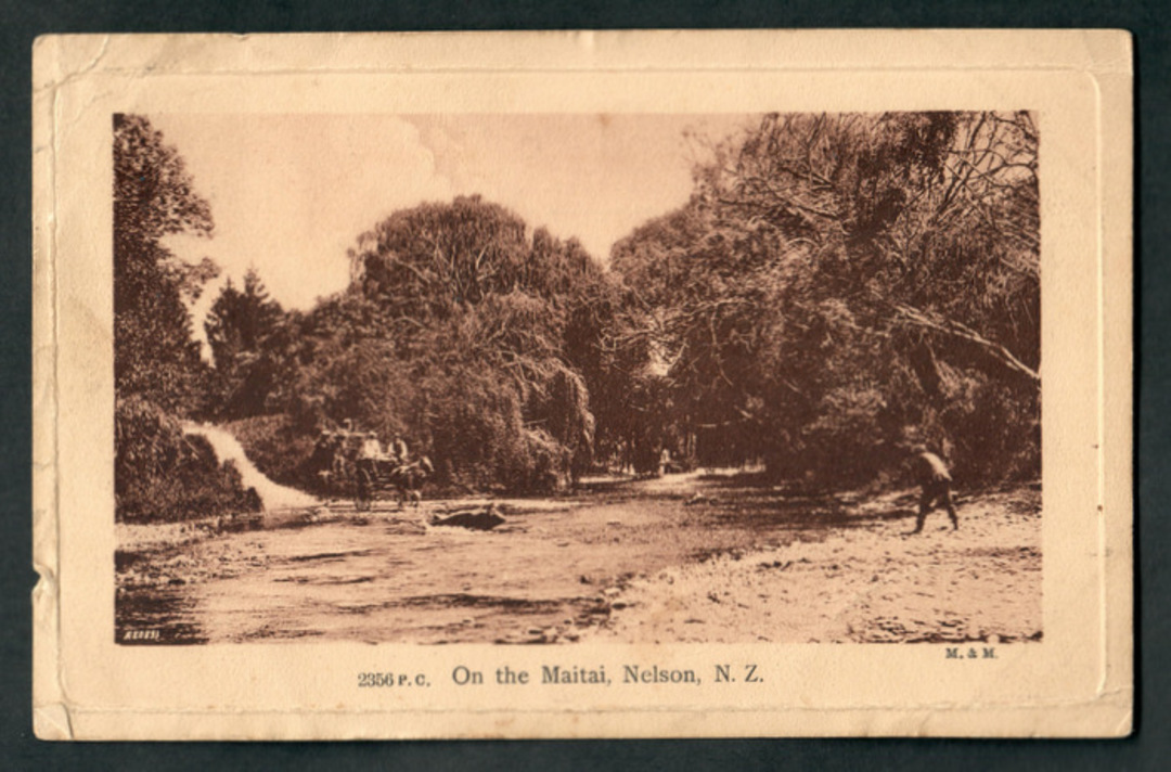 Postcard. On the Matai Nelson. - 48668 - Postcard image 0