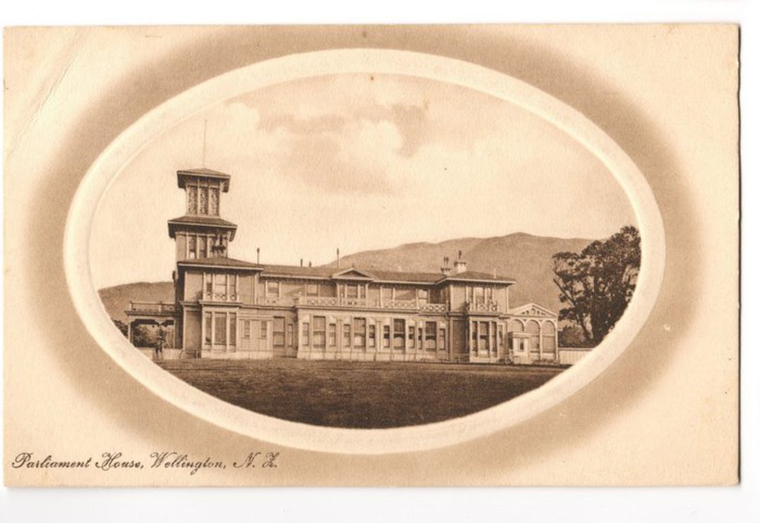 Sepia Postcard of Parliament House. Superb card. Dated 1911. - 47435 - Postcard image 0