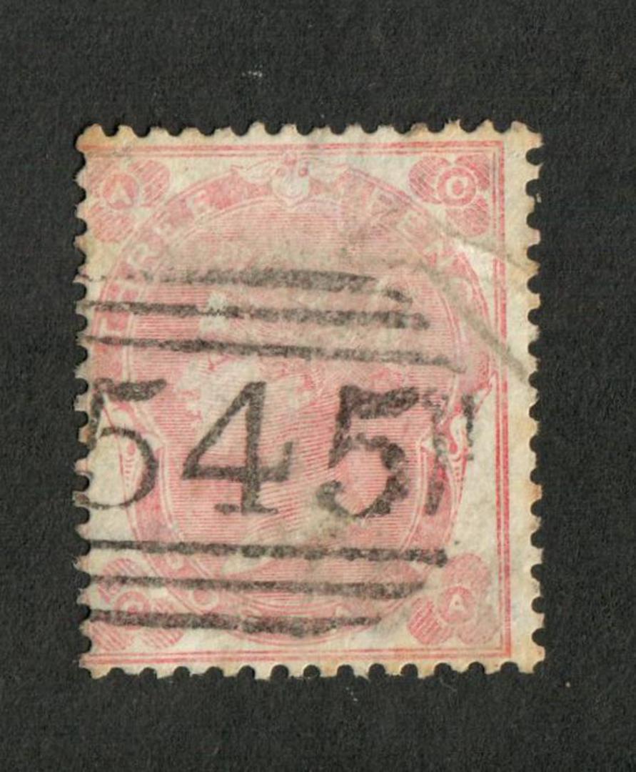 GREAT BRITAIN 1862 3d Pale Carmine-Rose Slightly off centre. Surface rubs detract.  Good perfs. Tone spots. - 70413 - Used image 0