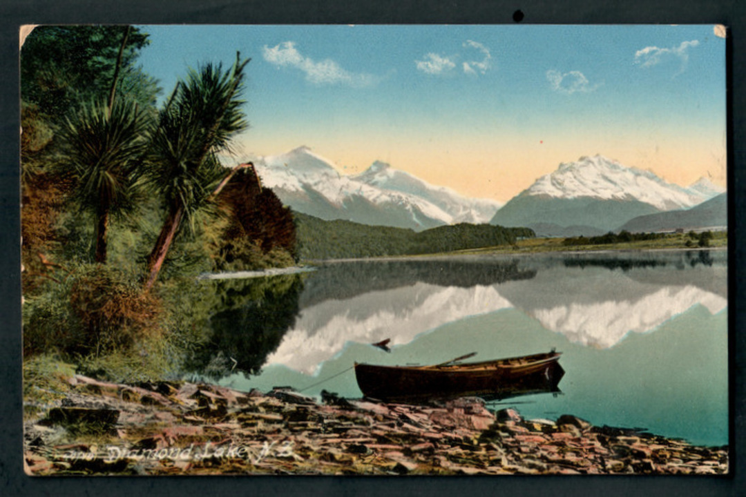 Coloured Postcard by Tanner of Diamond Lake. - 249403 - Postcard image 0