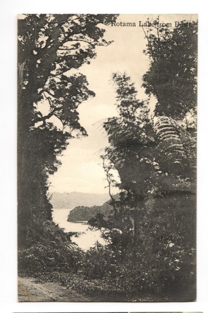 Real Photograph of Lake Rotoma. - 245976 - Postcard image 0