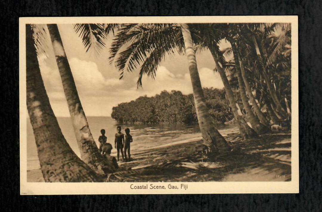 FIJI Real Photograph of Coastal Scene Gau. - 243877 - Postcard image 0