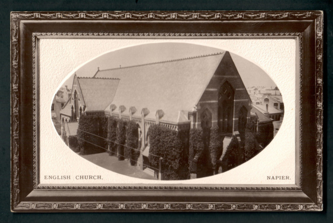 Real Photograph of English Church Napier. - 47913 - Postcard image 0