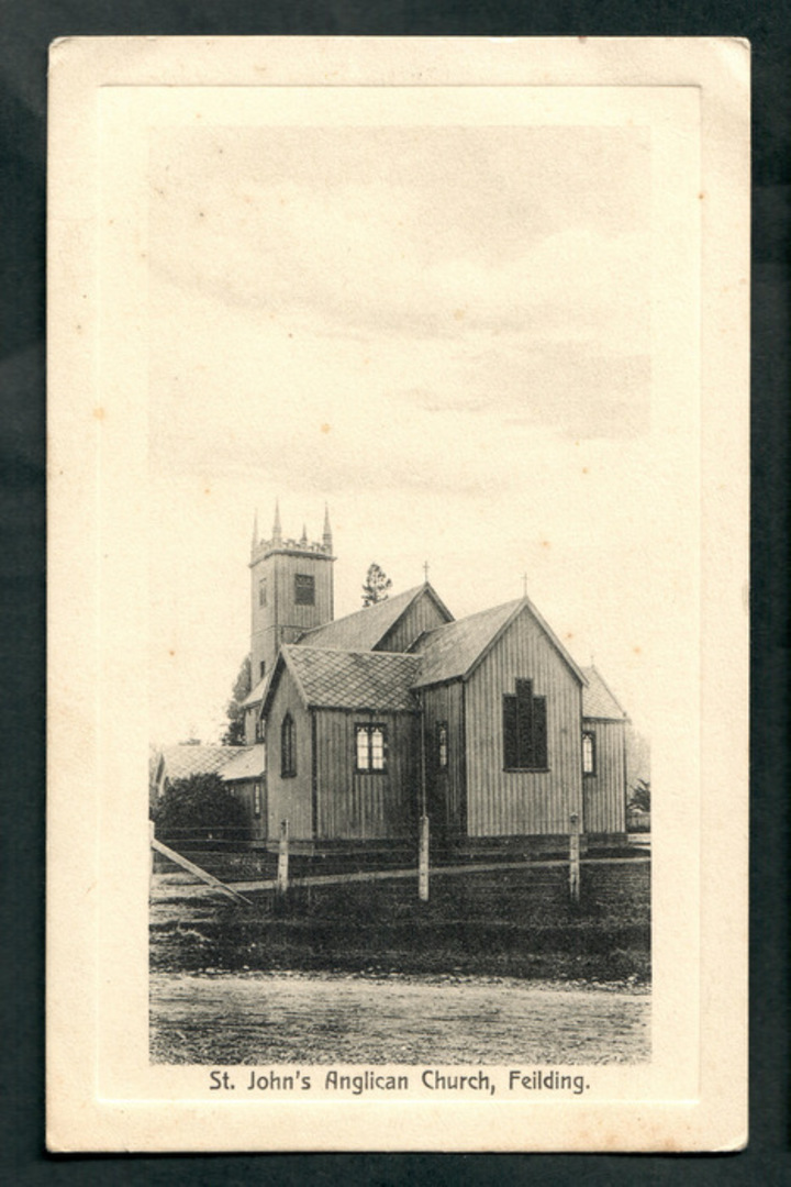 Postcard of St John,s Anglican Church Feilding. - 47221 - Postcard image 0