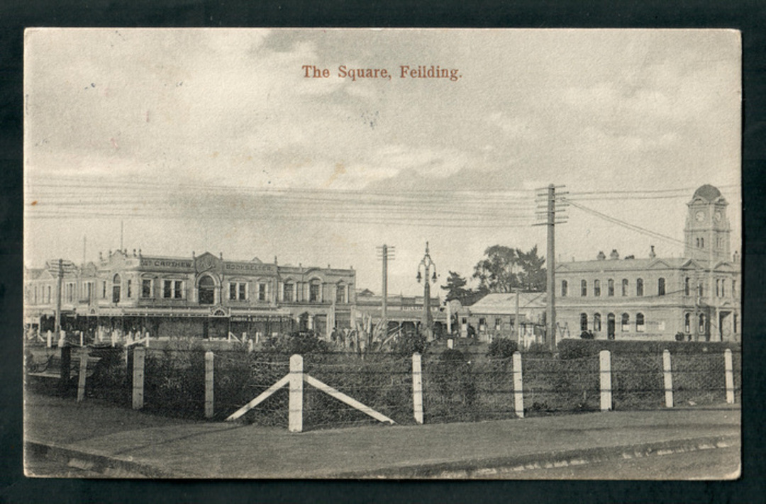 Postcard of The Square Feilding. - 47277 - Postcard image 0