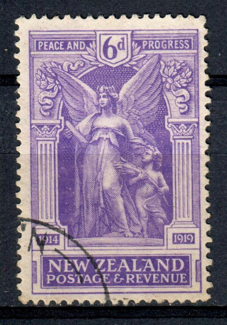 NEW ZEALAND 1920 Victory 6d Purple. - 75142 - CTO image 0