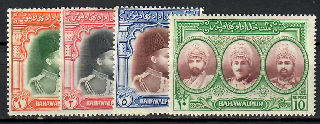 BAHAWALPUR 1948 Definitives. Set of 4. image 0