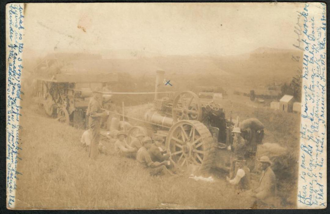 ARLY FARM SCENE. Postmark Oamaru B class. Early Undivided Postcard - 49504 - Postcard image 0