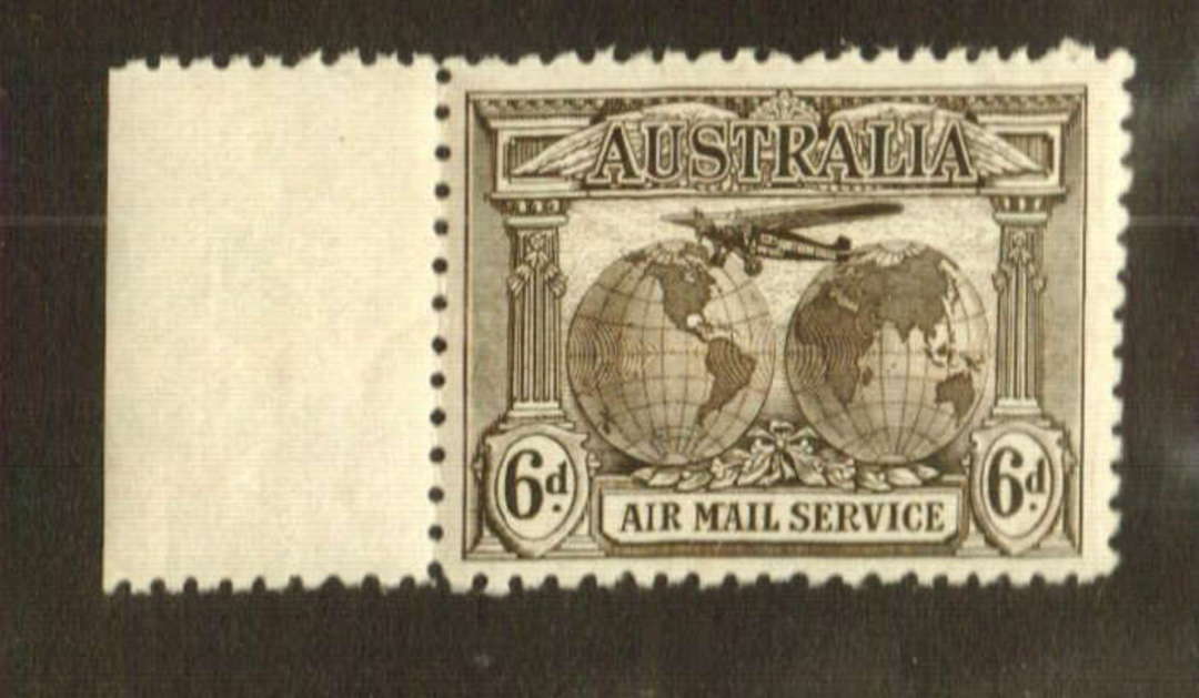AUSTRALIA 1931 Air 6d Sepia. - 73594 - UHM image 0