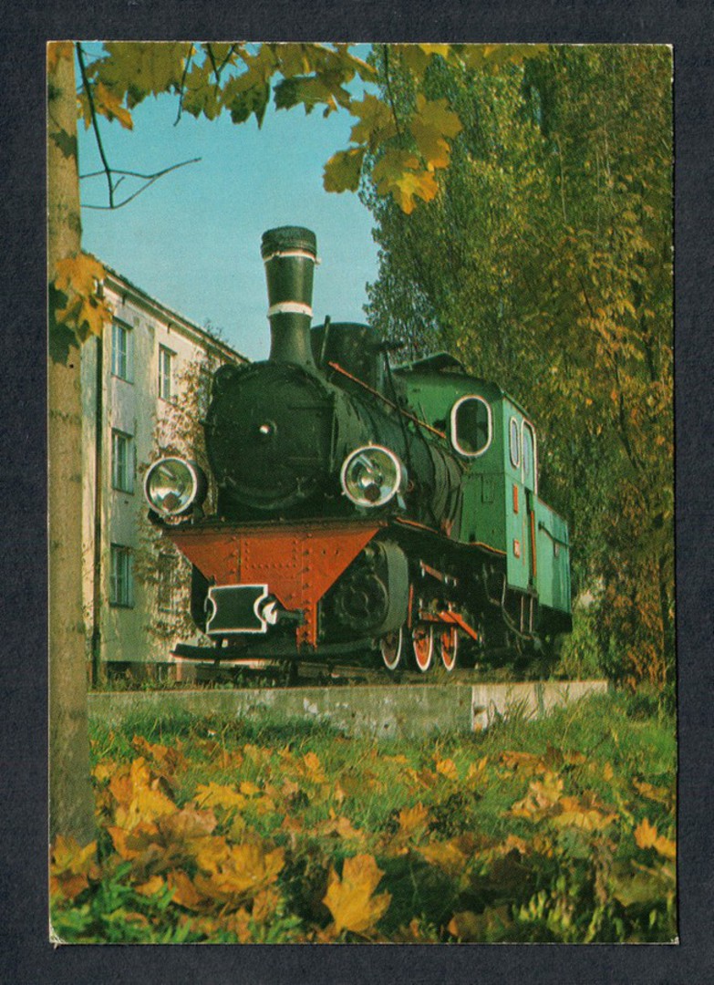 POLAND Coloured postcard of Parowoz Waskotorowy PY4-741 ze Zninskiej Kolei Dojaz Dowej . - 40540 - Postcard image 0