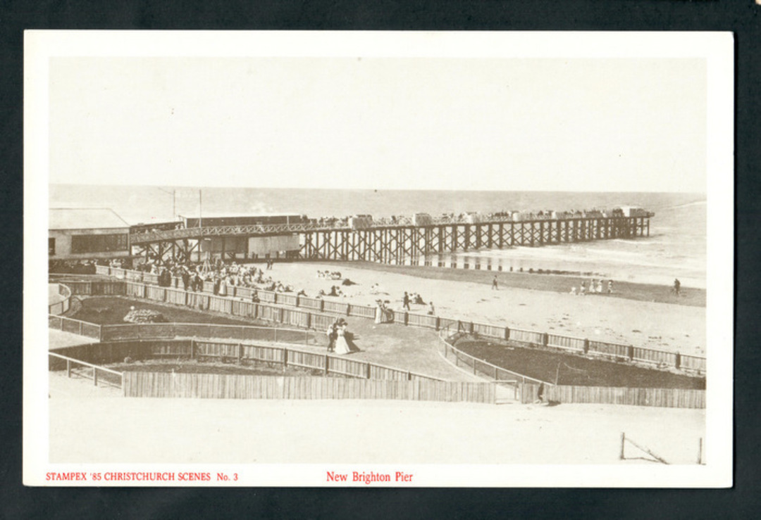 Reproduction of Postcard of New Brighton Pier. - 248339 - Postcard image 0