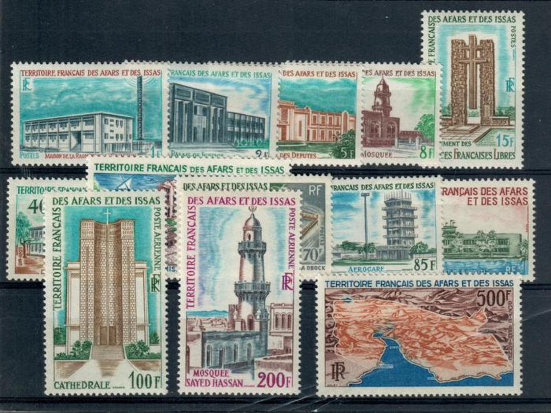 FRENCH TERRITORY OF THE AFARS AND THE ISSAS 1968 Definitives. Set of 13. - 21440 - UHM image 0