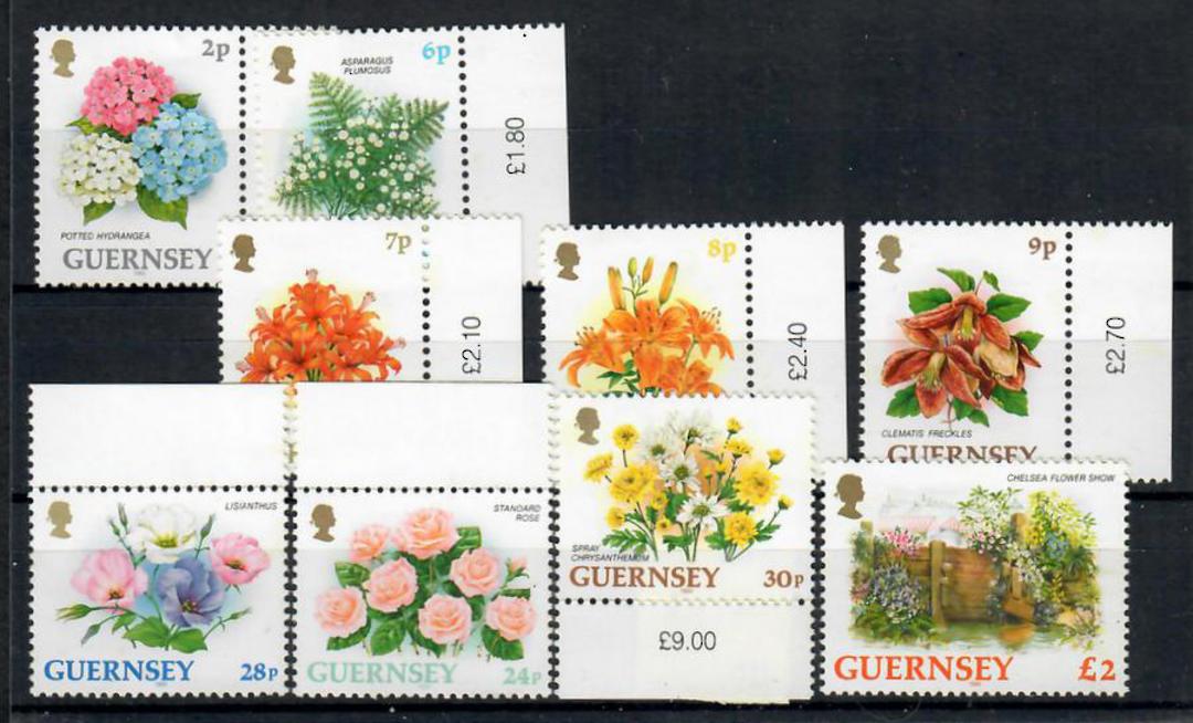 GUERNSEY 1992 Definitives. Second series. Set of 9 issued in 1993. 2p 6p 7p 8p 9p 24p 28p 30p £2. - 23278 - UHM image 0