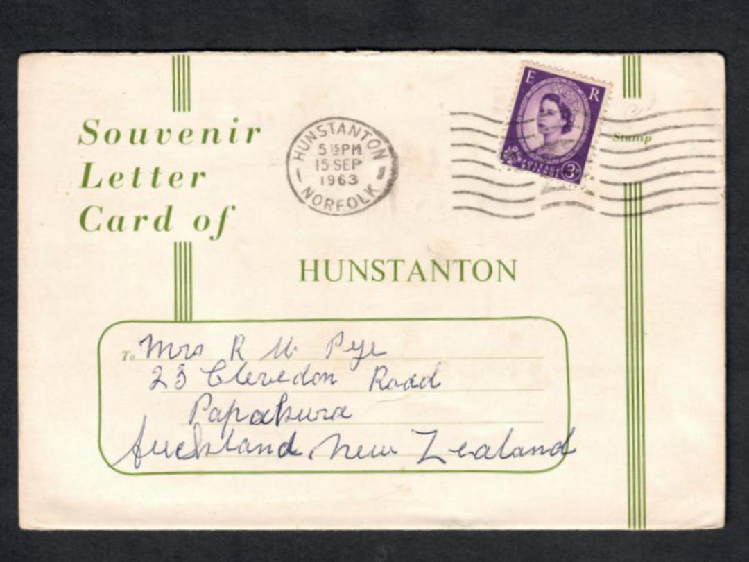 Souvenir Lettercard of Hunstanton. - 444724 - Postcard image 0