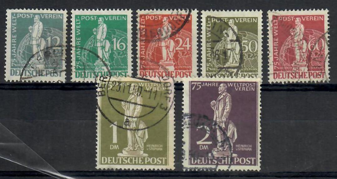 WEST BERLIN 1949 75th Anniversary of the UPU. Set of 7. - 22083 - FU image 0