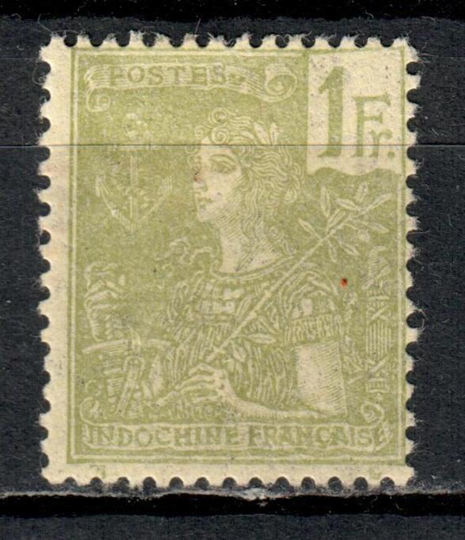 INDO-CHINA 1904Definitive 1fr Pale Yellow-Green. - 76555 - Mint image 0