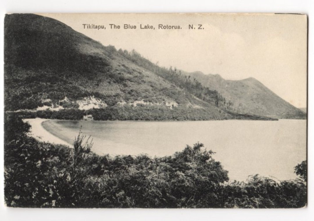 Postcard of Tikitapu The Blue Lake Rotorua. - 246109 - Postcard image 0