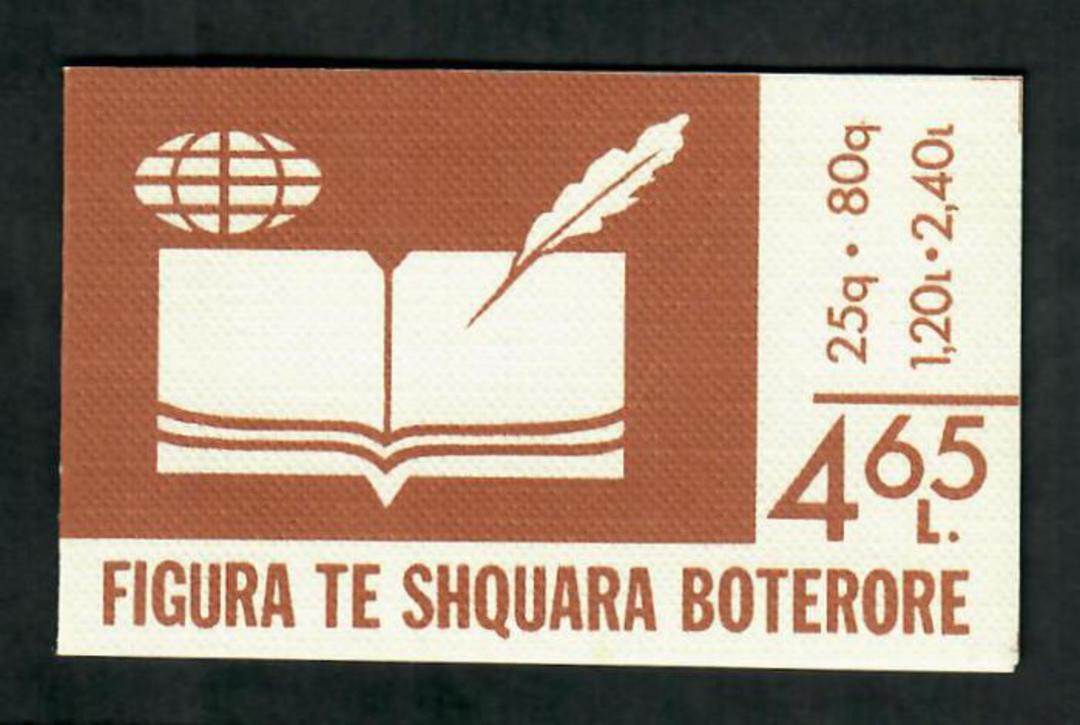 ALBANIA 1986 Anniversaries. Booklet. - 50906 - Booklet image 0