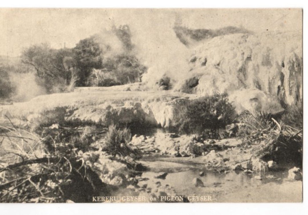 Postcard of Kereru or Pigeon Geyser. - 245932 - Postcard image 0